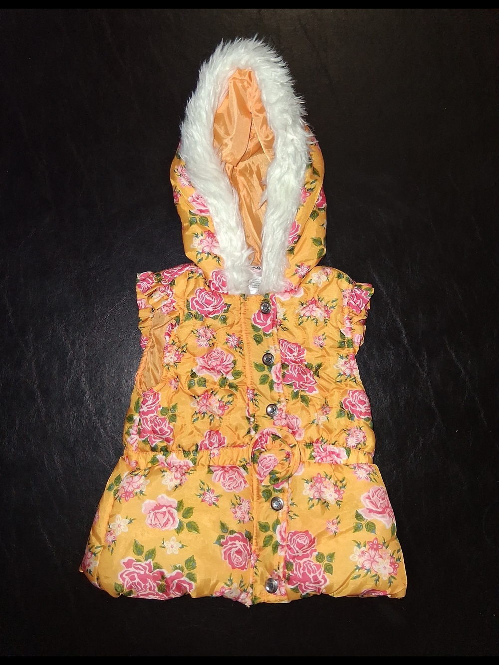 Little Lass Yellow Lined Jacket